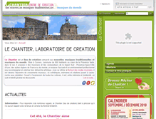 Tablet Screenshot of le-chantier.com